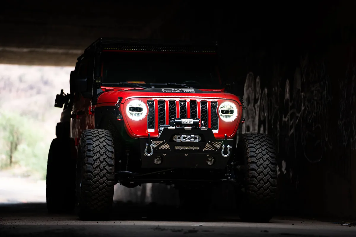 2018-2026 Jeep Wrangler JL & Gladiator JT LED Headlights | Chrome product image
