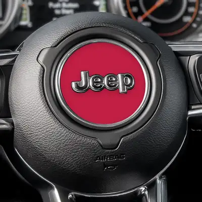 Under The Sun Inserts Flame Red Steering Wheel Decal