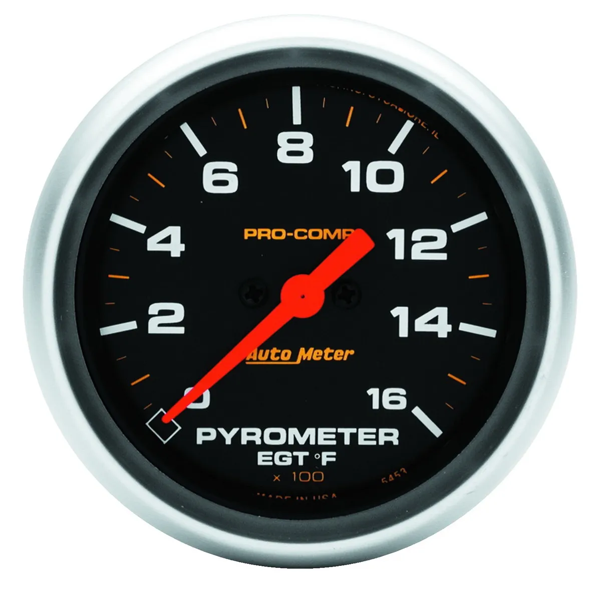 Gauge, Pyrometer (EGT), 2 5/8", 1600?F, Digital Stepper Motor, Pro-Comp product image