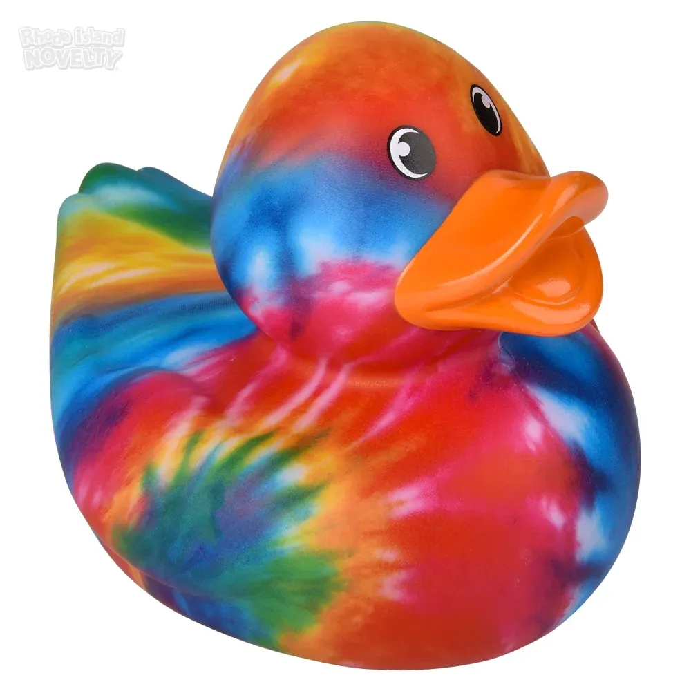 Big Tie Dye Rubber Duckies 6\" product image