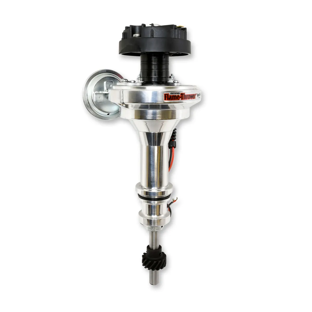 PerTronix Billet Distributor for Ford 351W Engines (Ignitor II) with Vacuum / Mechanical Advance - Black / Female - D131700 product image