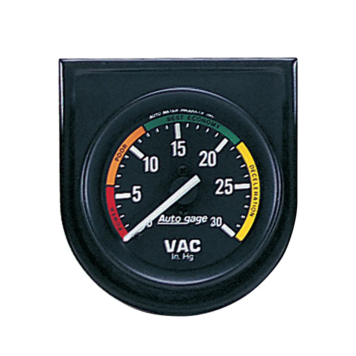 Gauge Console, Vacuum, 2", 30inHg, Blk Dial, Blk Bezel, AutoGage product image