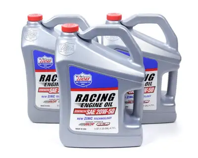 Lucas Oil Products Synthetic Racing Oil 20w50 Case 3 x 5 Quart