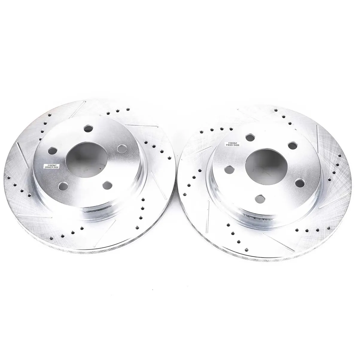 Drilledslotted Rotor Pair Front 2009-07 Chrysler Aspen 2009-04 Dodge Durango 2005 Dodge RAM 1500 2006 product image