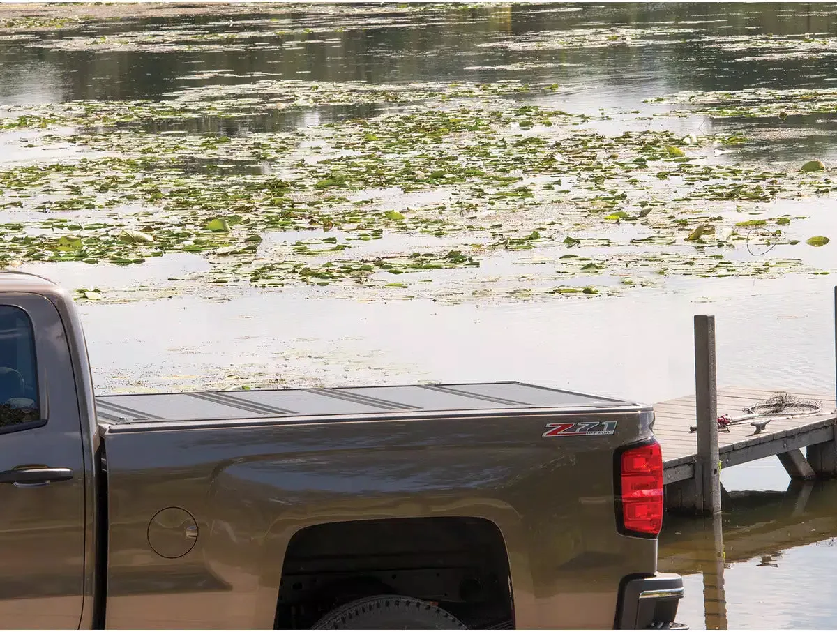 24c Tacoma 5ft Bakflip Fibermax Folding Tonneau Cover Black product image