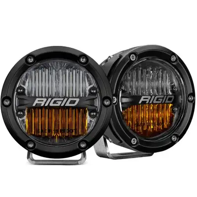 RIGID Industries RIGID s 360-Series SAE Compliant Lights are street legal for low visibility driving like dust and fog. You can toggle between Selective Yellow or White lighting to choose the optimal light for your current conditions.