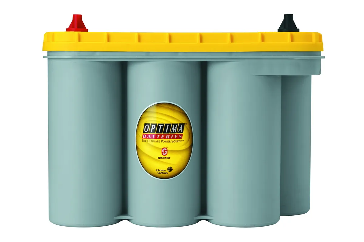 YellowTop® Deep Cycle Battery; UNBOXED; Grp. D31T;Cold Crank Amps 900;Crank Amps 1125;Res. Cap. 155;Ampere Hour 75;Threaded Terminal;L-12 13/16 in.;W-6.5 in.;H-9 3/8 in.; product image