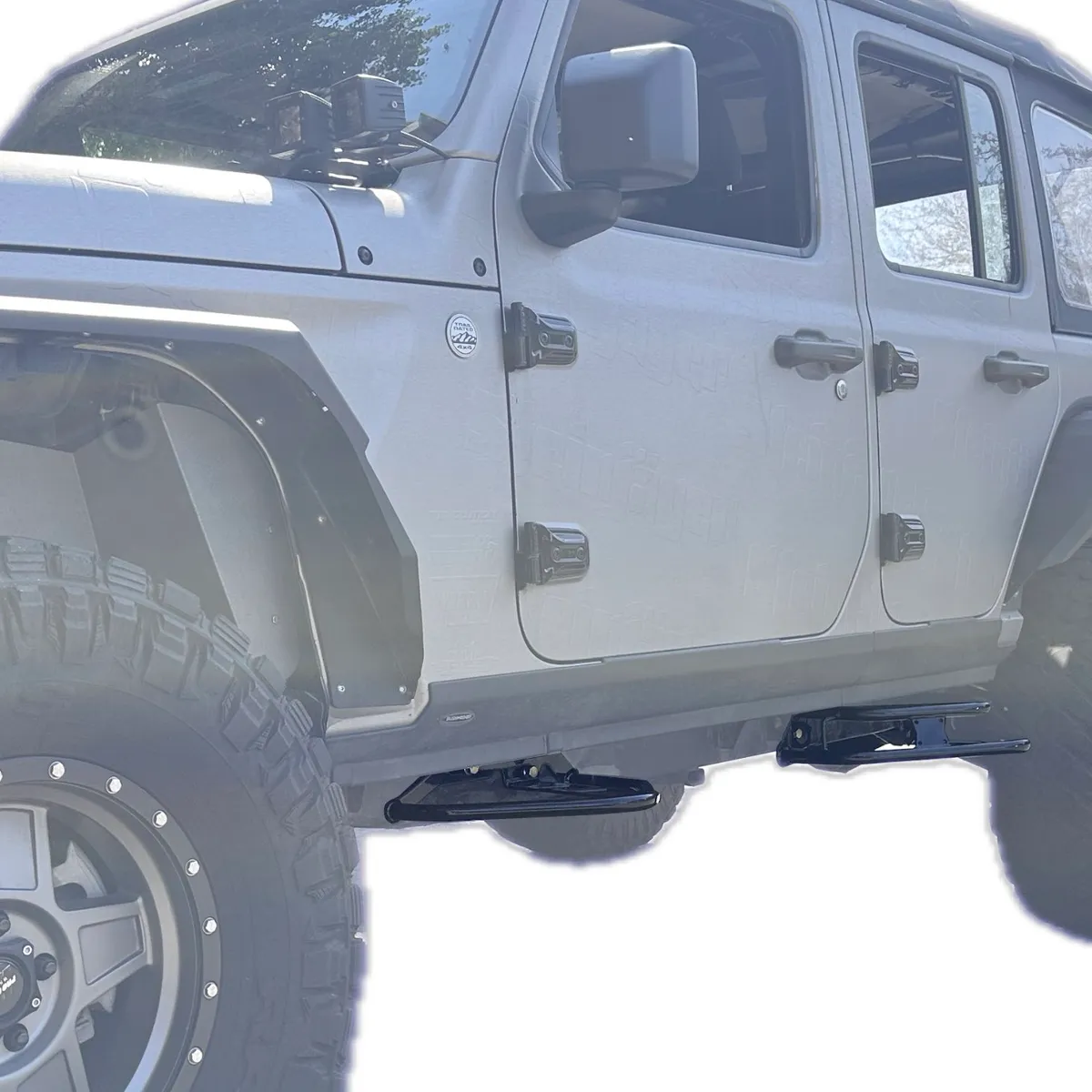 Steinjäger Steps Wrangler JLU 2019-Present Front AND Rear Step Kit 4 Door Black product image