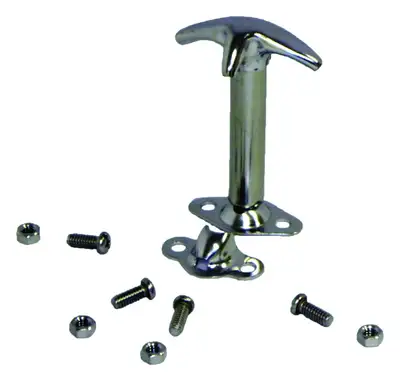 Crown Automotive Jeep Replacement Hood Catch Kit 1941-1945 MB;1945-1949 CJ-2A;1948-1953 CJ-3A;1953-1968 CJ-3B;1955-1975 CJ-6;1955-1983 CJ-5;1976-1986 CJ-7;1981-1986 CJ-8;1987-1995 YJ Wrangler;