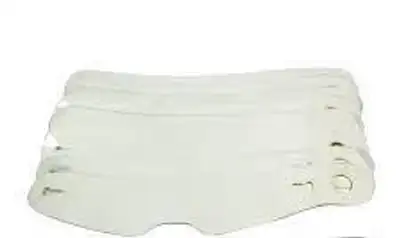 Racequip Vesta 2mm Clear Helmet Face Shield Tearoffs Pack of 20