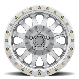 Method Race Wheels Aluminum Wheels 17x8.5 Double Standard MR304 Bolt Pattern 5 On 139.7 Offset 0 Lip Size 2.6 Machined SL Clear Coat Method