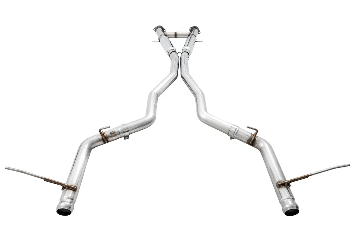 AWE Touring Edition Exhaust for Jeep Grand Cherokee SRT - Chrome Silver Tips product image