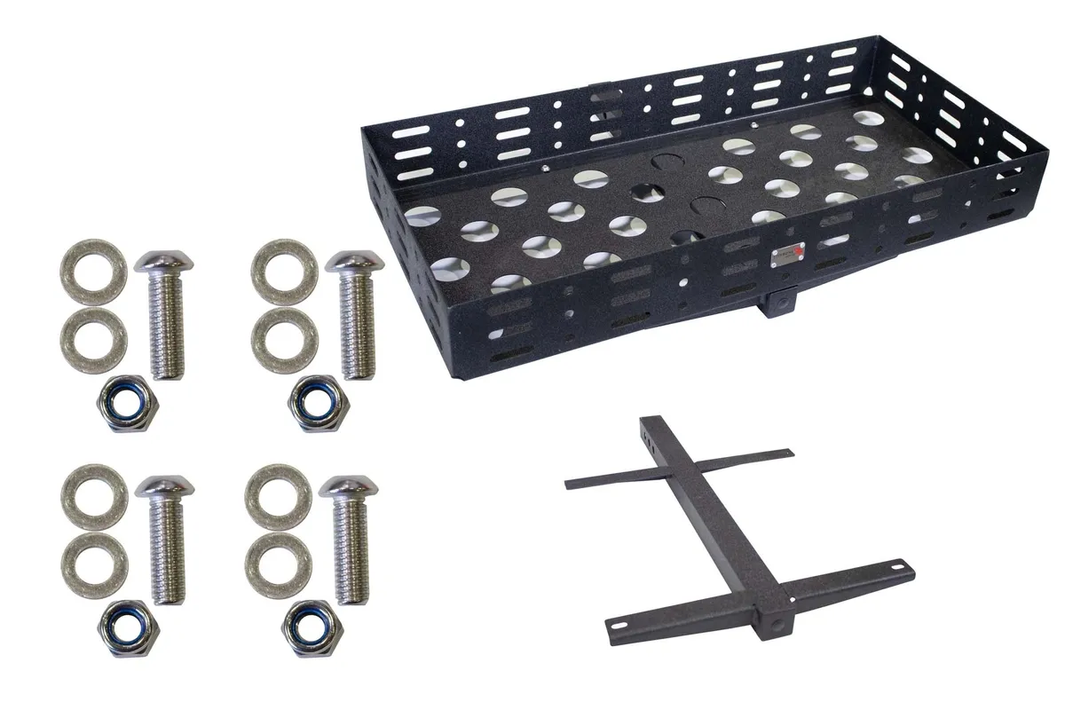 8-gauge steel, Black powder coat, Stainless Steel hardware, 40 in. long x 19 in. wide product image