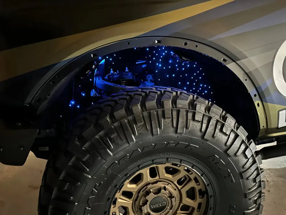 Oracle Lighting Fiber Optic Wheel Liner Colorshift® Rgb+w Kit - 40w Led/ 600 Fibers product image