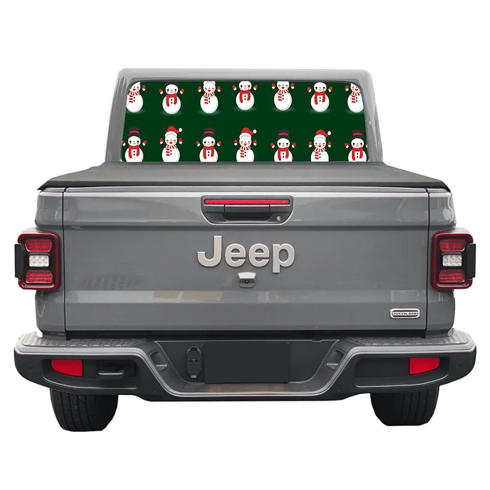 Snowmen Rear Window Decal product image