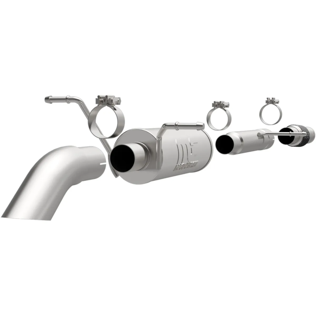 1418 Silverado/Sierra 1500 Std Cab 5.3l Off Road Pro Series Catback Exhaust Sy product image