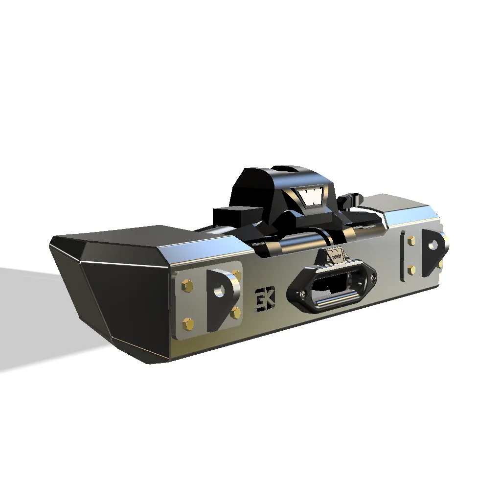 Gauntlet Front Bumper w/Winch Plate for Jeep JL/JT (2018-2024) product image