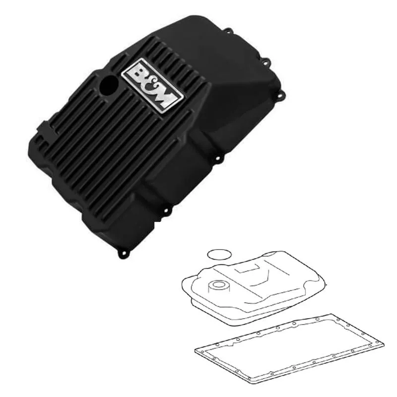 Cast Aluminum for Toyota AB60 - BLACK Fits 2009 to 2017 Toyota Tundra and Sequoia V8 models with a AB60 automatic transmission. product image