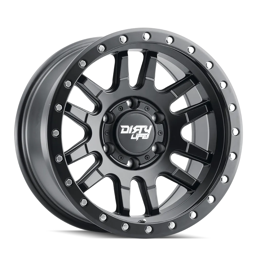Dirty Life Canyon Pro 9309 Matte Black/Matte Black Lip 17x9 5-127 -12mm 71.5mm product image