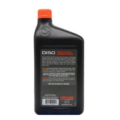 Driven Racing Oil DI50 15w50 Synthetic Oil 1 Quart