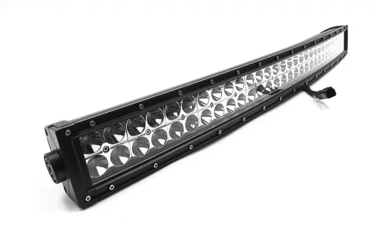 30.0 Inch LED Light Bar Double Row Curved Chrome Series Combo Flood/Beam 180W DT Harness 16,200 Lumens Southern Truck Lifts product image