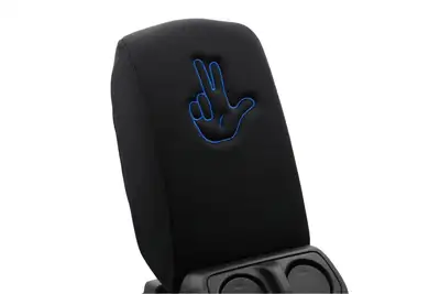 Distinction Applied Distinction Applied Embroidered Center Console Armrest Cover - Jeep Life - Blue DA_ARMREST_JEEP_LIFE_BLUE