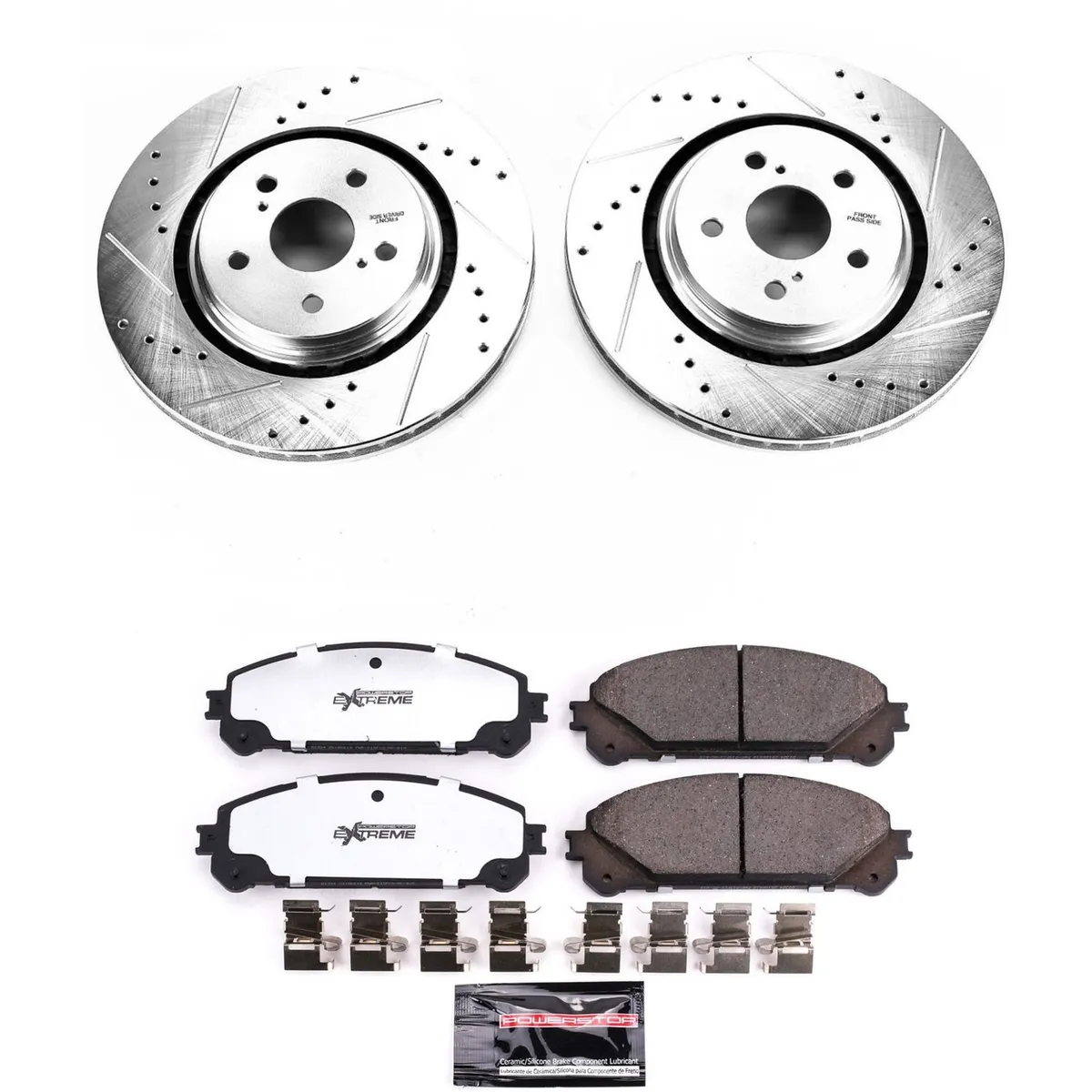 Z36 Truck/Tow Upgrade Kit: Drilled/Slotted Rotors; Carbon-Fiber Ceramic Pads W/Hardware product image