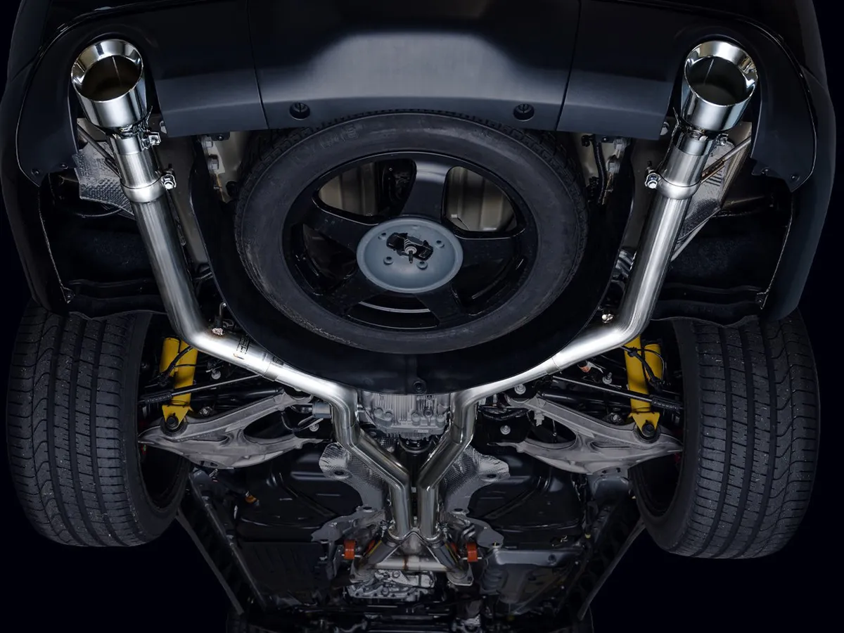 AWE Touring Edition Exhaust for Dodge Durango 6.4 / 6.2 SC - Chrome Silver Tips product image