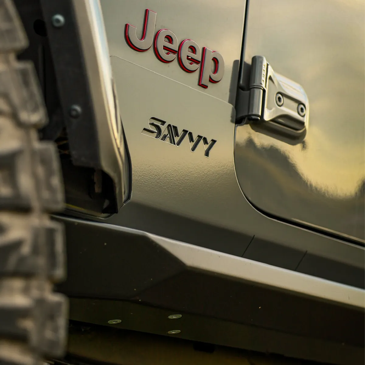 18c Wrangler Rocker Trim Kit Raw product image