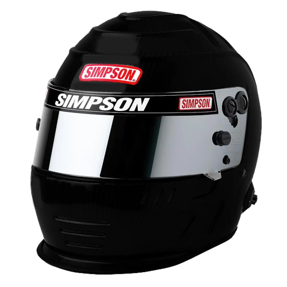 Simpson Safety Helmet Speedway Shark 7-1/2 Flat Black SA2020