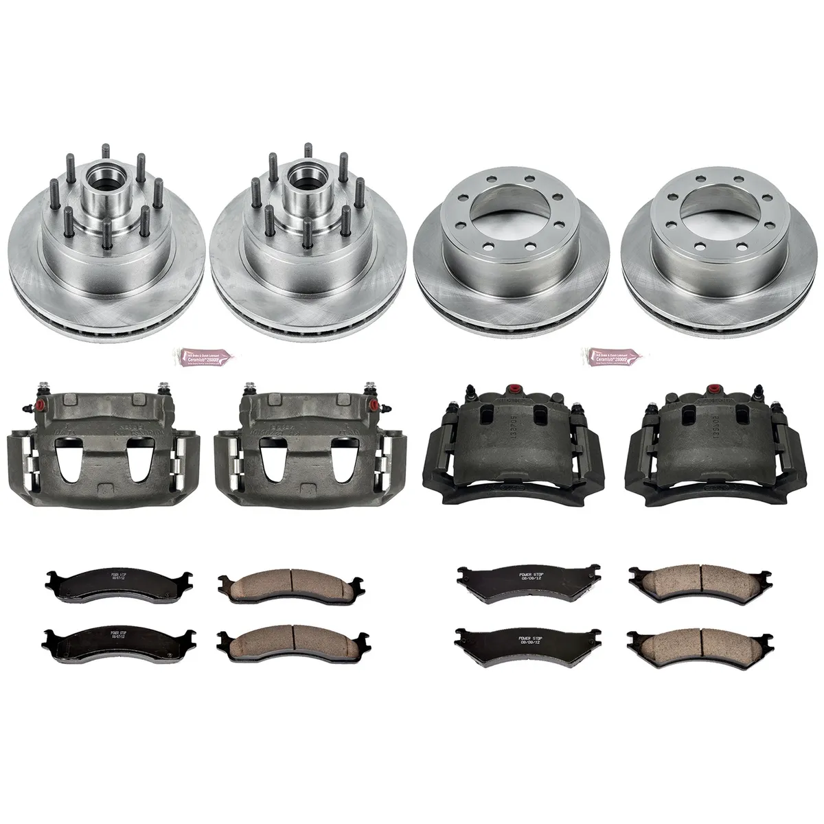 Front and Rear Ford E-150 2007 E-250 2007-2003 E-250 Econoline 2002-2001 E-350 Club Wagon 2005-2004 E-350 Econoline 2000-1999 E-350 Econoline Club Wagon 2002-1999 E-350 Super Duty 2007-1999 product image