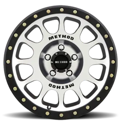 Method Race Wheels Aluminum Wheels 18x9 NV MR305 Bolt Pattern 5 On 150 Offset 25 Lip Size 1.38 Black BM Machined Face-Black Street Loc Method