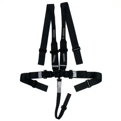 Ultrashield Harness 5pt Black HANS Shoulder Pull-Down