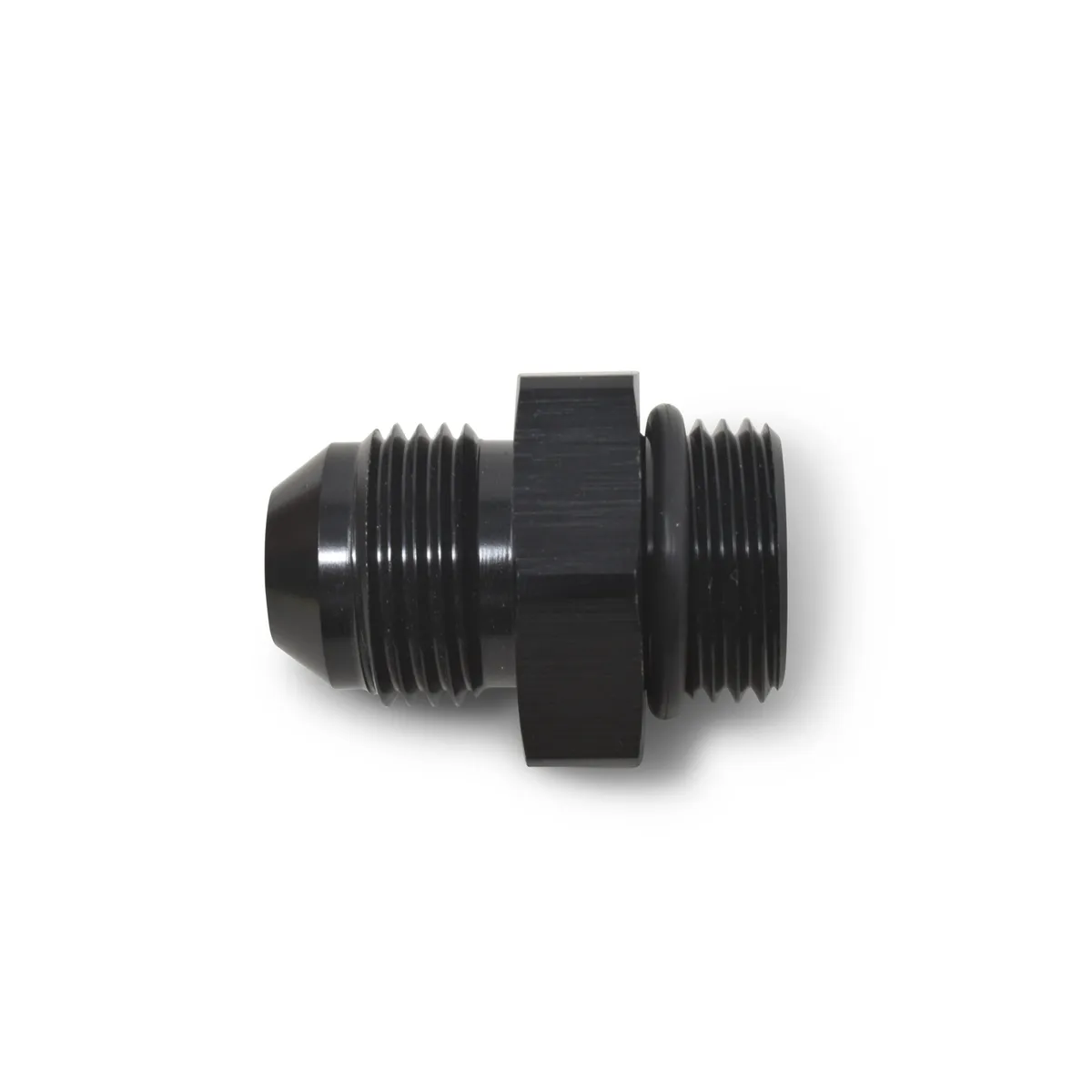 Adapter Fitting 8 an Male Flare to 6 SAE Male Port Black Anodize product image