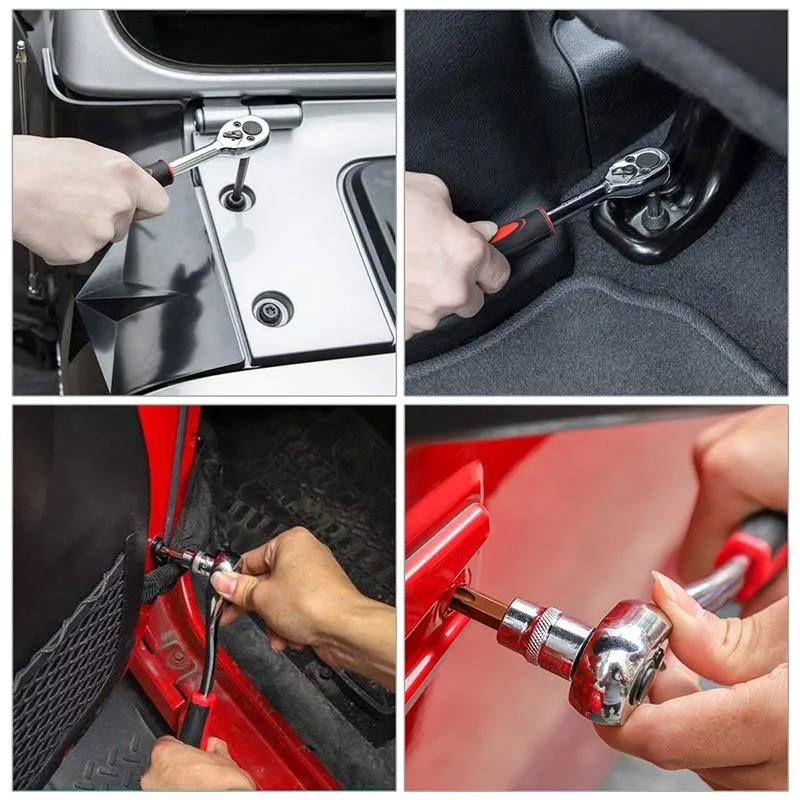 Universal Socket Wrench Kit Hardtop Door Removal Torx Tool Sets for Jeep Wrangler TJ CJ LJ JK JKU JL JT Rubicon Sahara Sports product image