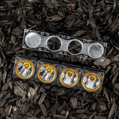 KC HiLiTES Flex Era LED Light Bar - Clear Spot Beam Lens For Light Bars