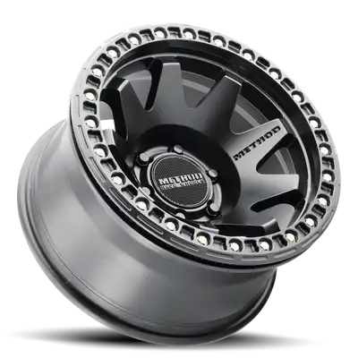 Method Race Wheels Aluminum Wheels 17x9 MR108 Bolt Pattern 6 On 139.7 Offset -44 Lip Size 0.63 Matte Black MB Method