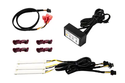 Diode Dynamics LED Strip Lights High Density SF Switchback Triple 3 Inch Kit Diode Dynamics
