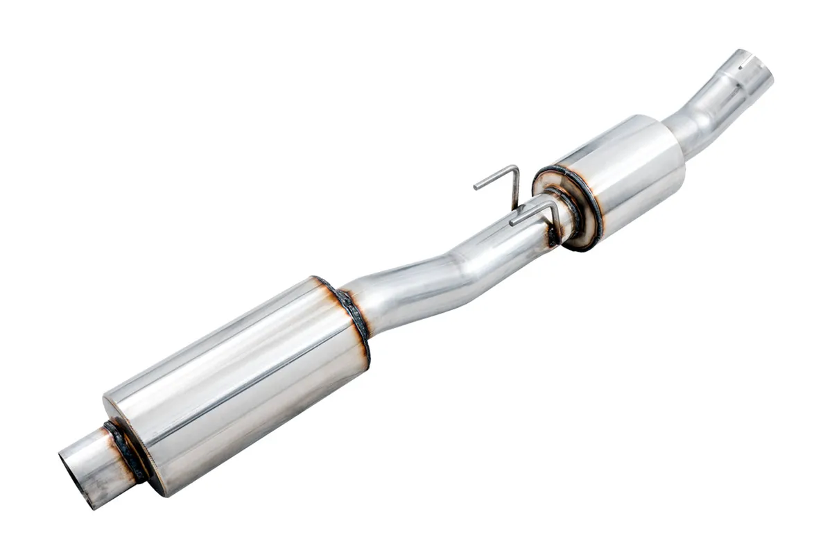AWE Track Edition Exhaust for FK8 Civic Type R (includes Front Pipe) - Triple Chrome Silver Tips product image