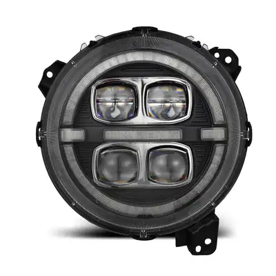AlphaRex 18c Wrangler Jl/Gladiator JT Nova LED Proj Hdlghts Black Pair