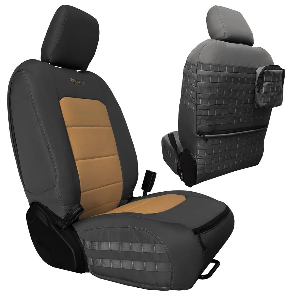 Tactical Seat Covers for Jeep® Wrangler JL & JLU 2024+ (NOT for Mojave or 392 Edition) Front Pair | Bartact® product image