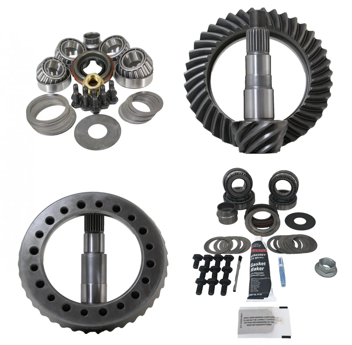 Revolution Gear & Axle Jeep TJ Rubicon 5.13 gear package front and rear with master overhaul kits Comes with thick gears so no carriers needed