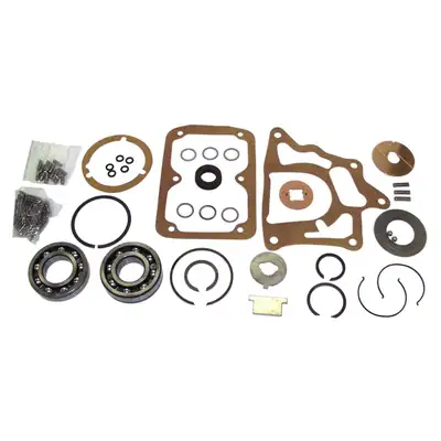 Crown Automotive Jeep Replacement Transmission Overhaul Kit 1945-1949 CJ-2A;1948-1953 CJ-3A;1953-1968 CJ-3B;1955-1971 CJ-5;1955-1971 CJ-6;1950-1952 M38;1952-1963 M38-A1;1956-1964 FC-150;1957-1964 FC-170;1963-1964 SJ, J-SERIEs1966-1971 C101 COMMANDO;1948-1963 SEDAN DELIVERy;194