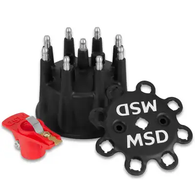 MSD Cap & Rotor Kit Pro Mag Lite - Black