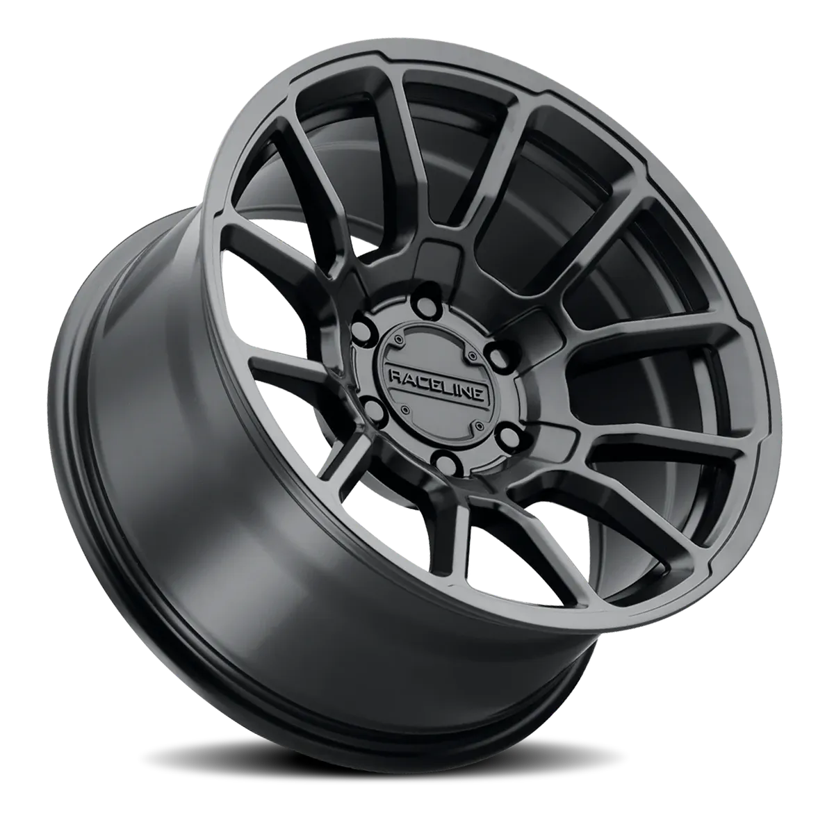 Raceline Wheels Aluminum Wheels 20x9 Gauge 950B Satin Black Multi Spoke 0 Offset 5 on 127 Bolt Pattern 78.1 Bore Raceline