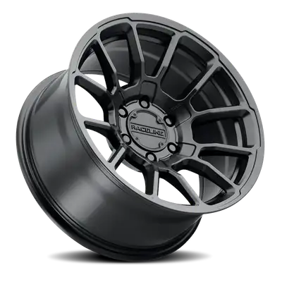 Raceline Wheels Aluminum Wheels 20x9 Gauge 950B Satin Black Multi Spoke 0 Offset 5 on 127 Bolt Pattern 78.1 Bore Raceline