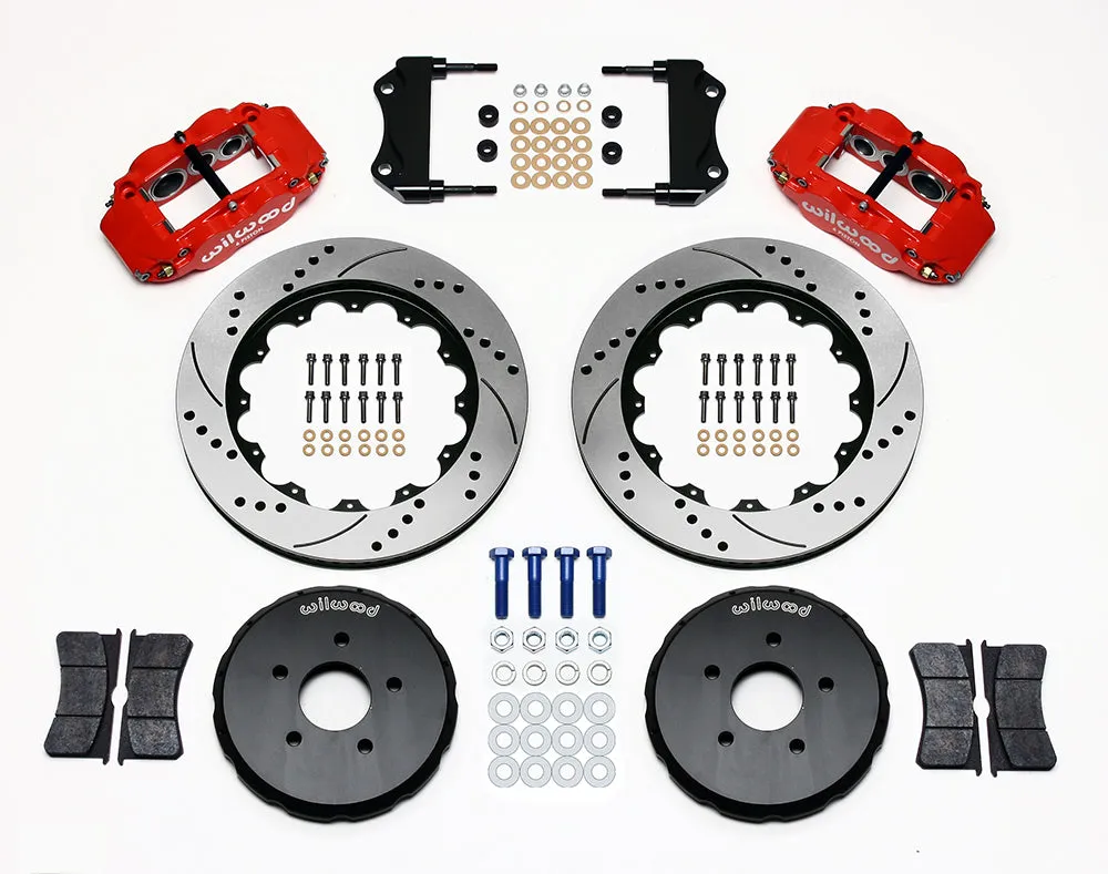 2003 - 2009 Infiniti, Nissan Forged Narrow Superlite 6R Big Brake Front Brake Kit (Hat) - 140-9192 product image