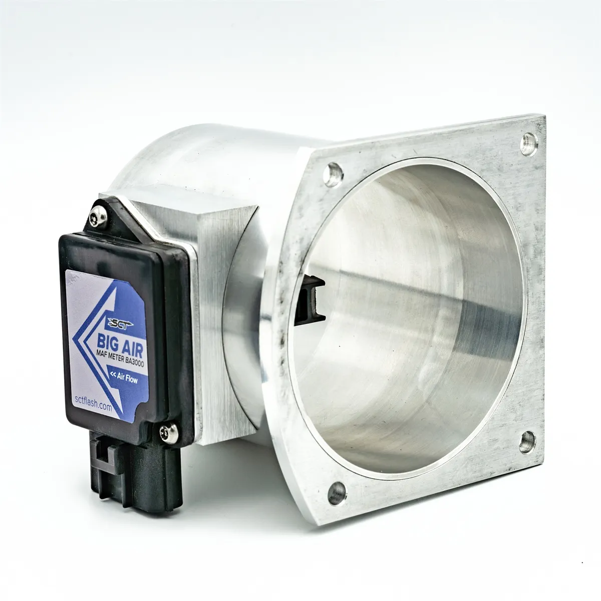 Big Air Mass Airflow Meter; 90mm Billet Housing; 400 To 725 Rear Wheel Horsepower; product image