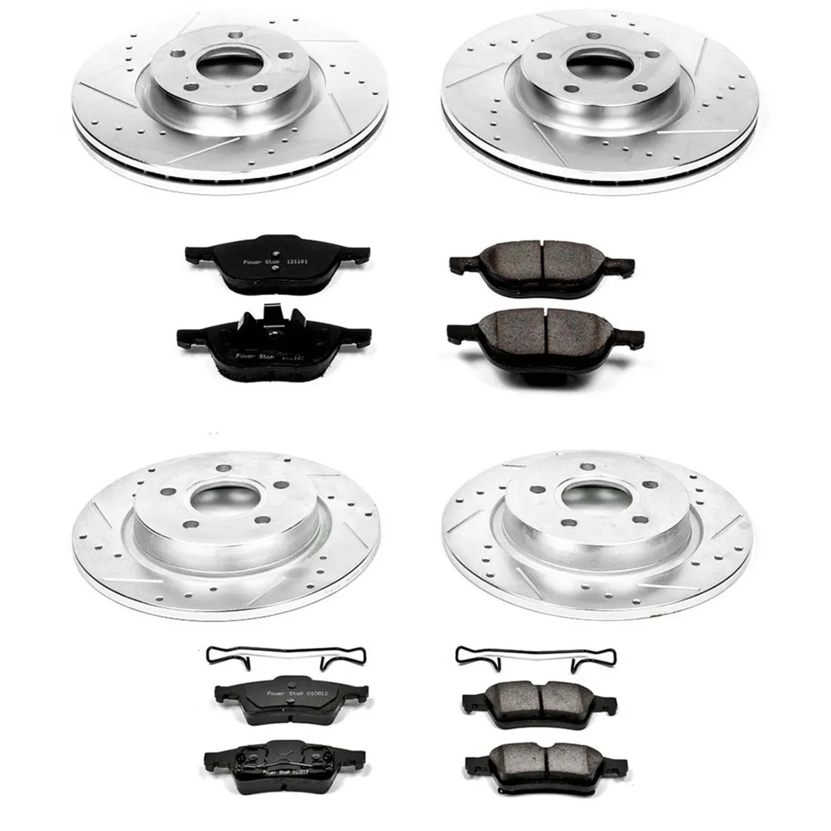 Z23 Evolution Sport Upgrade Kit: Drilled/Slotted Rotors; Carbon-Fiber Ceramic Pads W/Hardware product image