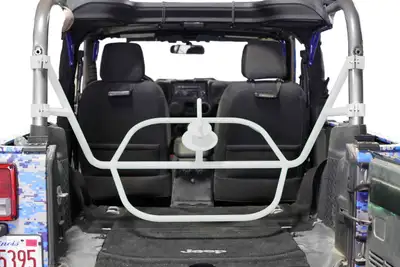Steinjager Steinjäger Wheels and Tires Wrangler JK 2007-2018 Tire Carrier Internal, for 2 Door Models Cloud White